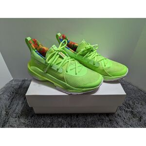 Under Armour Sour Patch Kids Curry 7 Men's Size 7.5 Lime With Box